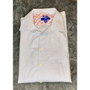 Egara Non Iron Xxl Tall Checkered 100% Cotton Long sleeve Button-down Men' Shirt